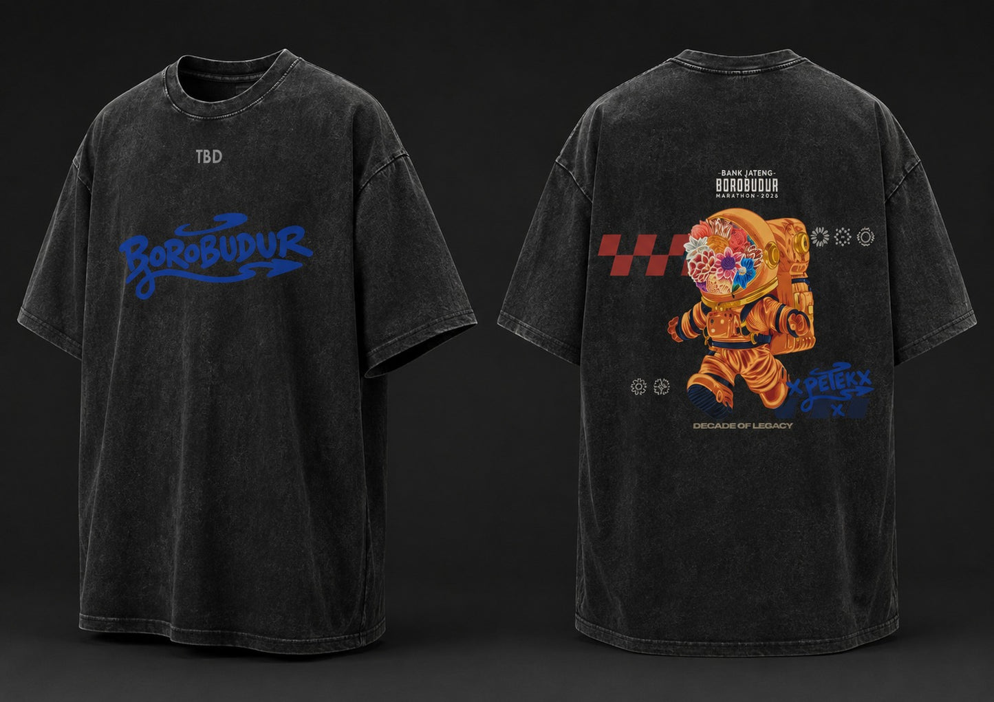 TBD x Petek x Borobudur Marathon Tshirt