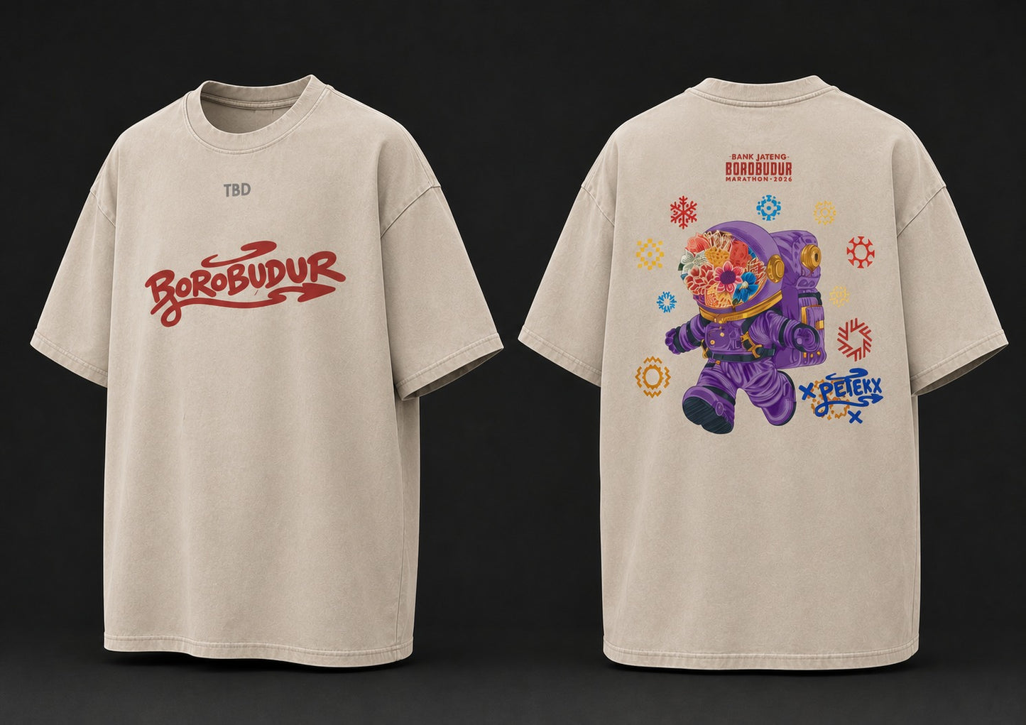 TBD x Petek x Borobudur Marathon Tshirt