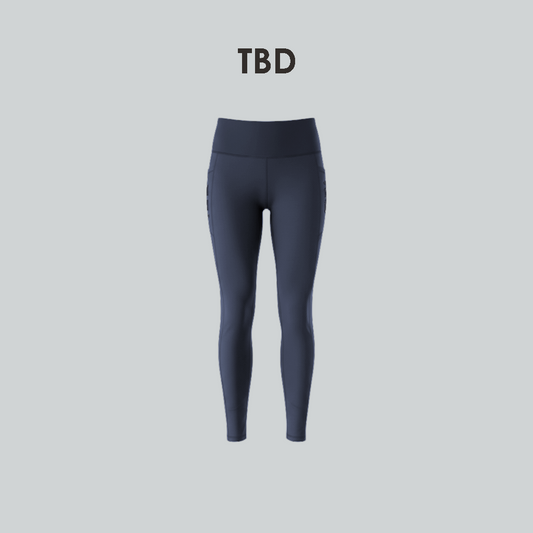 TBD Performance Long Tights Female - Dark Grey
