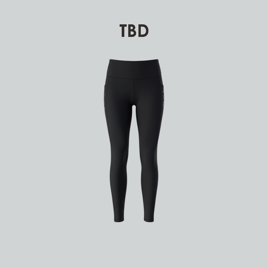 TBD Performance Long Tights Female - Black